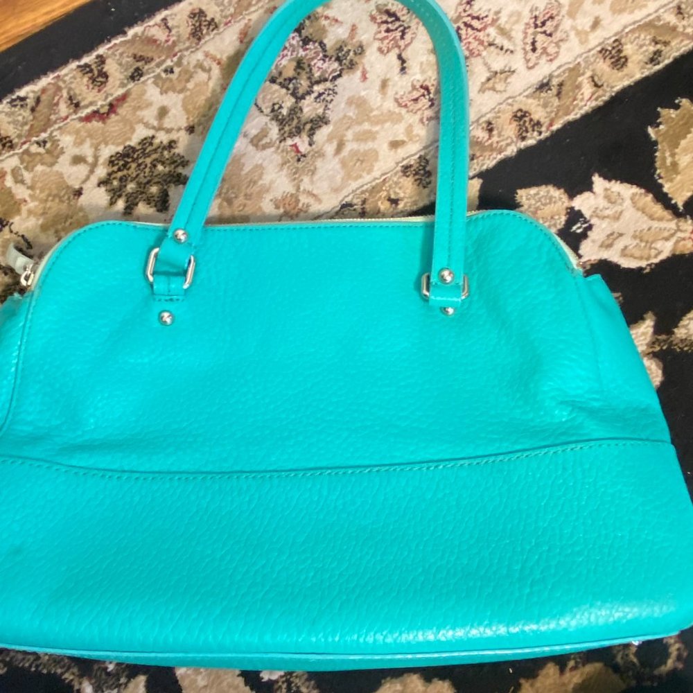 Kate Spade TEAL Grove Court Lainey Handbag - Picture 7 of 7